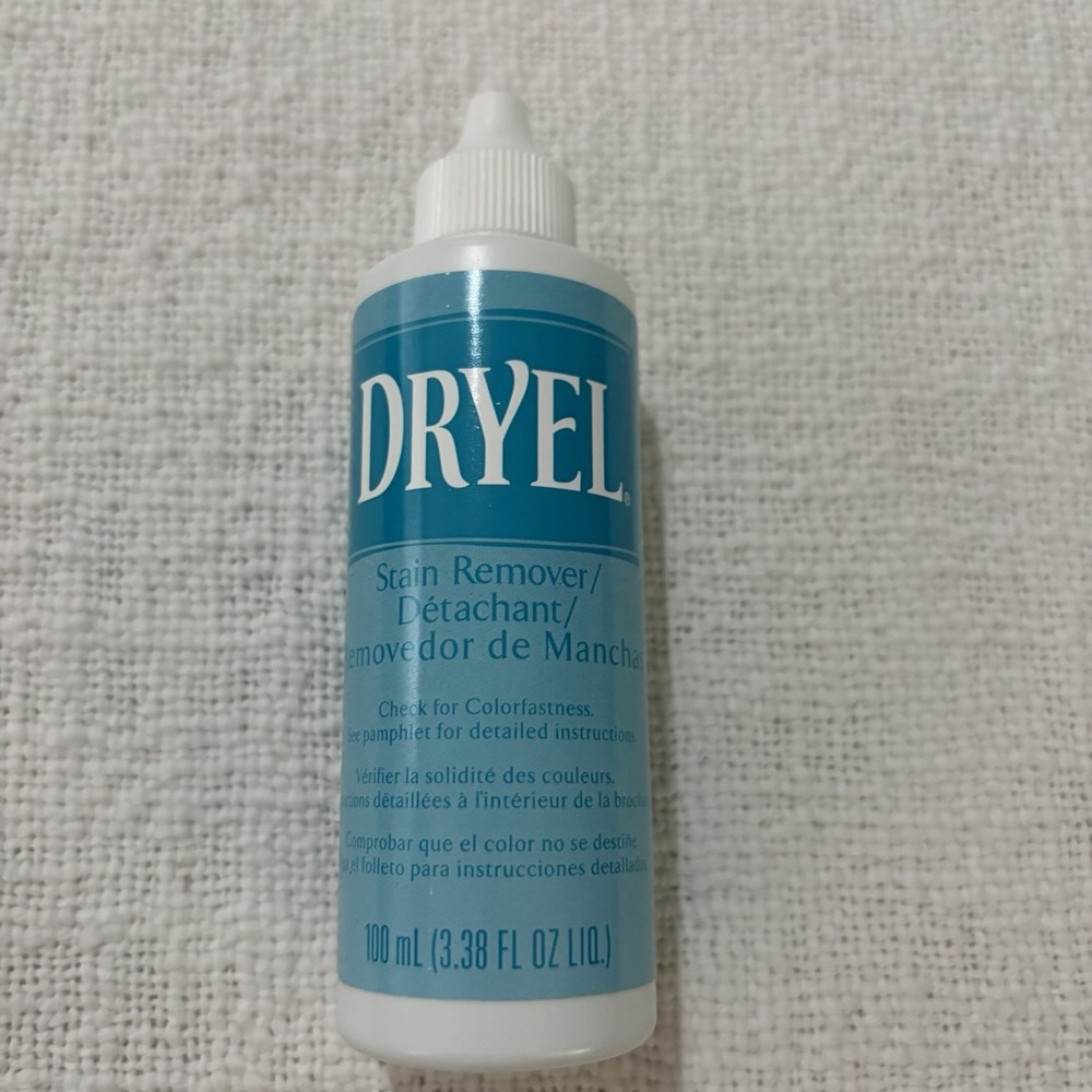 Dryel Stain Remover Bottle 2001 Procter & Gamble 3.38 Oz NEW Hiking Camping